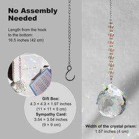 WOOWA Stainless steel hook ensures sturdy, durable hanging indoors or outdoors