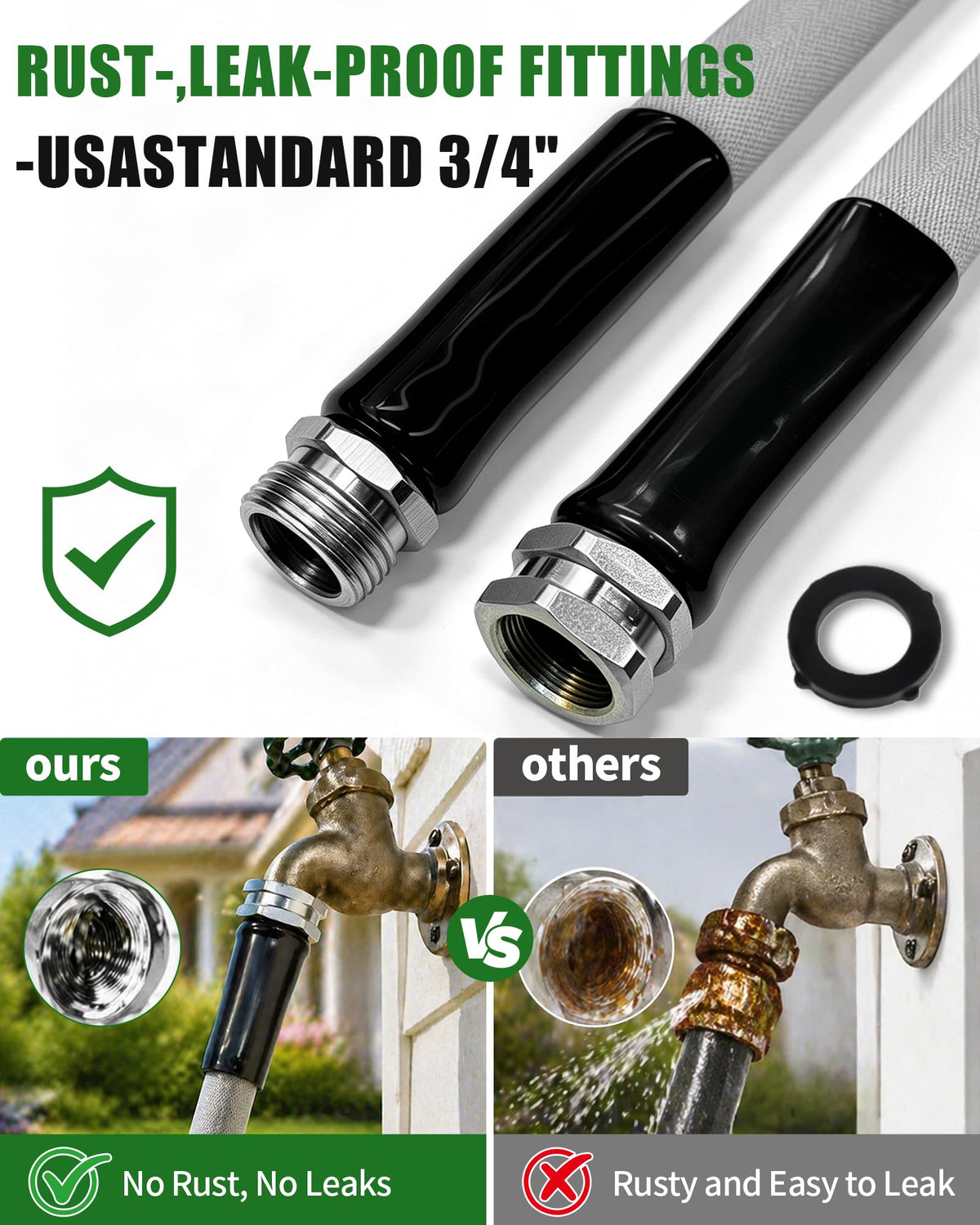 Wopli drinking-water-safe TPU hose ready for family use.