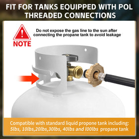 WorkBless propane torch large nozzle delivers stable, even flame distribution