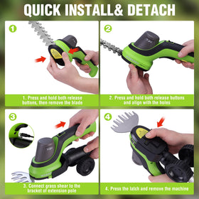 WORKPRO 7.2V compact garden tool for versatile trimming tasks