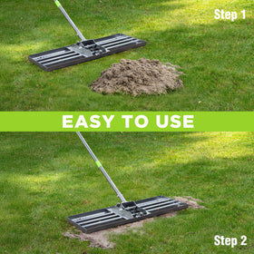 WORKPRO compact storage option for the lawn leveling rake
