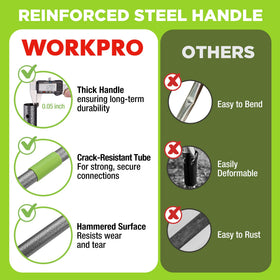 WORKPRO detachable design allows easy storage after use
