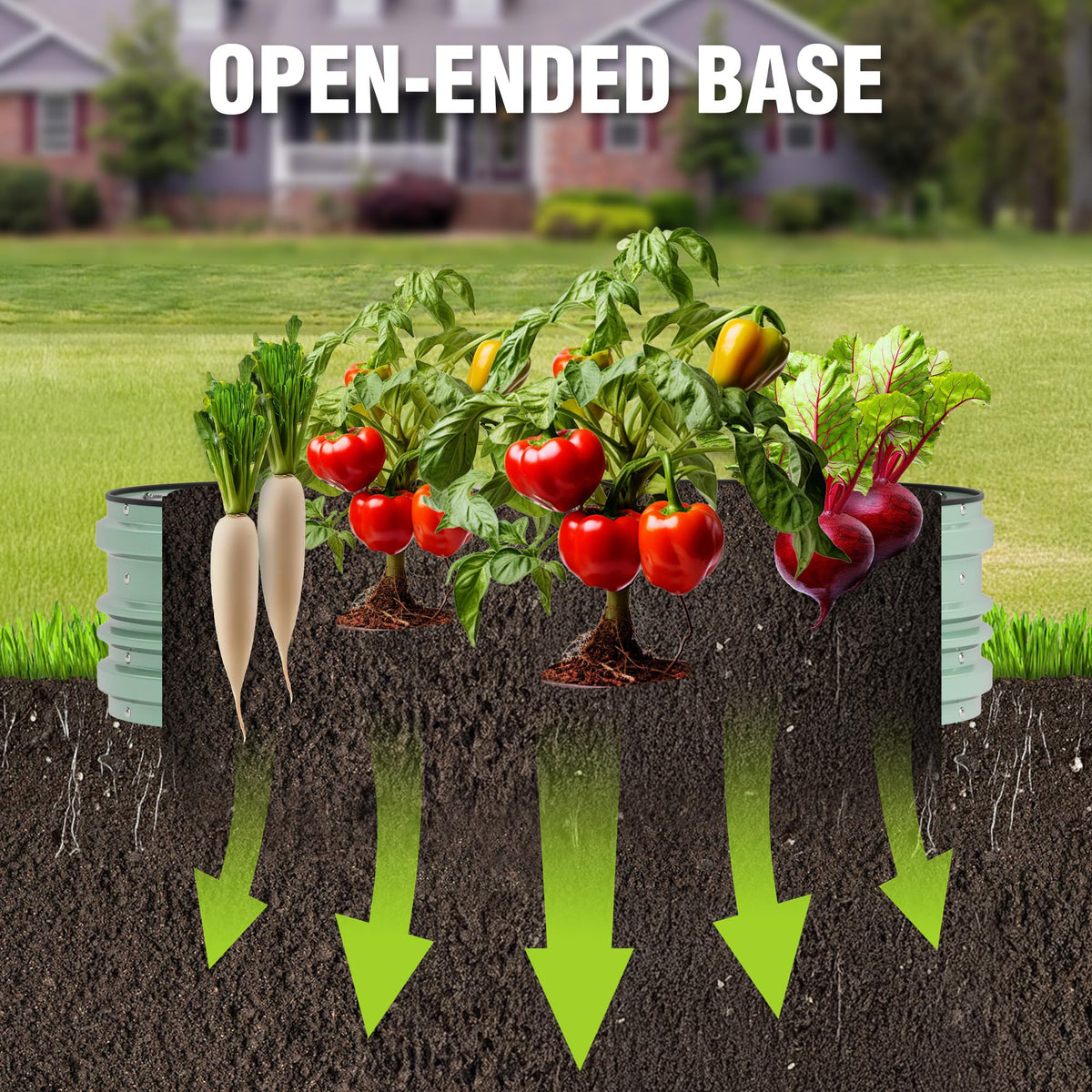 WORKPRO galvanized steel bed offers rust resistance for long outdoor use