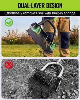 WORKPRO assembly-friendly aerator arrives pre-mounted for quick setup and minimal tools