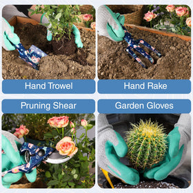WORKPRO pruner with flower pattern for clean cuts on branches