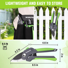 Compact design supports frequent pruning tasks in small gardens