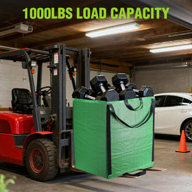 WORKPRO yard bags with reinforced handles enabling easy transport of yard waste