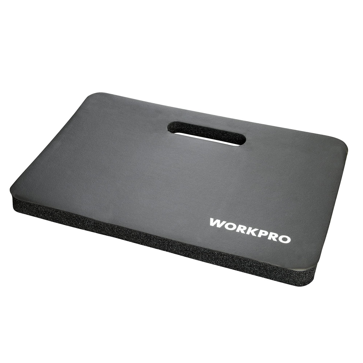 WORKPRO kneeling foam pad provides cushioned comfort on hard surfaces like benches and floors