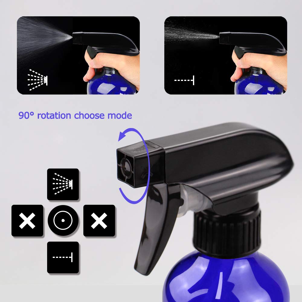 Worldgsb 4oz glass spray bottle for portable touch-ups and travel cleaning