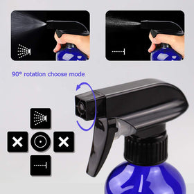 Worldgsb 4oz glass spray bottle for portable touch-ups and travel cleaning