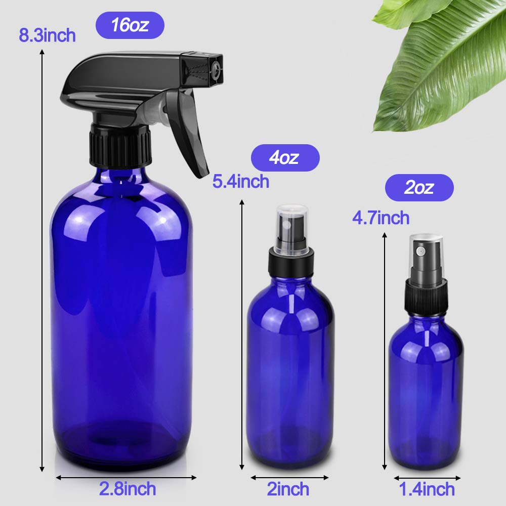 Worldgsb glass bottle with UV protection keeps essential blends safe