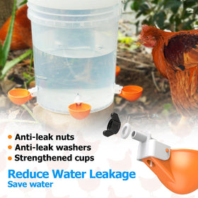Eight-pack orange kit ready for multi-species watering in yards.