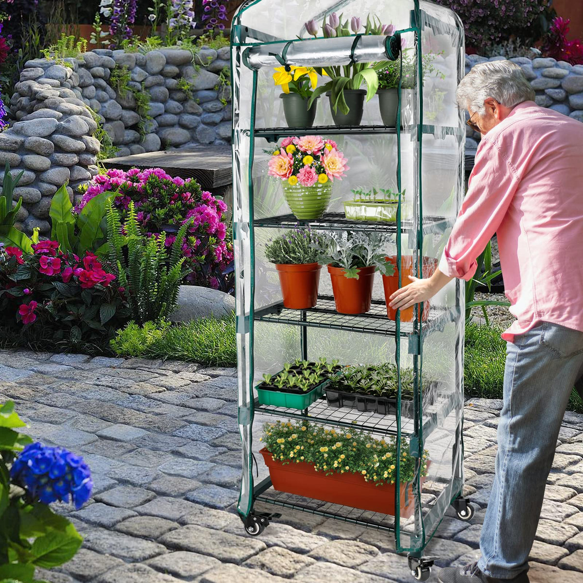Worth Garden easy-assembly design with foldable storage saves space