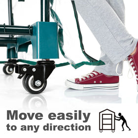 Worth Garden heavy-duty swivel casters with brakes for smooth mobility