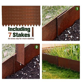 Worth Garden lawn border setup preview with clean lines