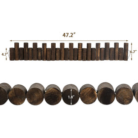 Worth Garden Log Rolls Edging showcased as decorative border in lush surroundings