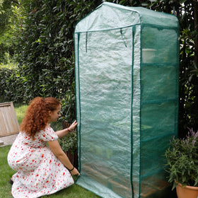 Worth Garden zippered entry allows quick access and air flow