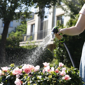 Worth Leader hose ideal for gardening, lawn care, and exterior cleaning tasks.
