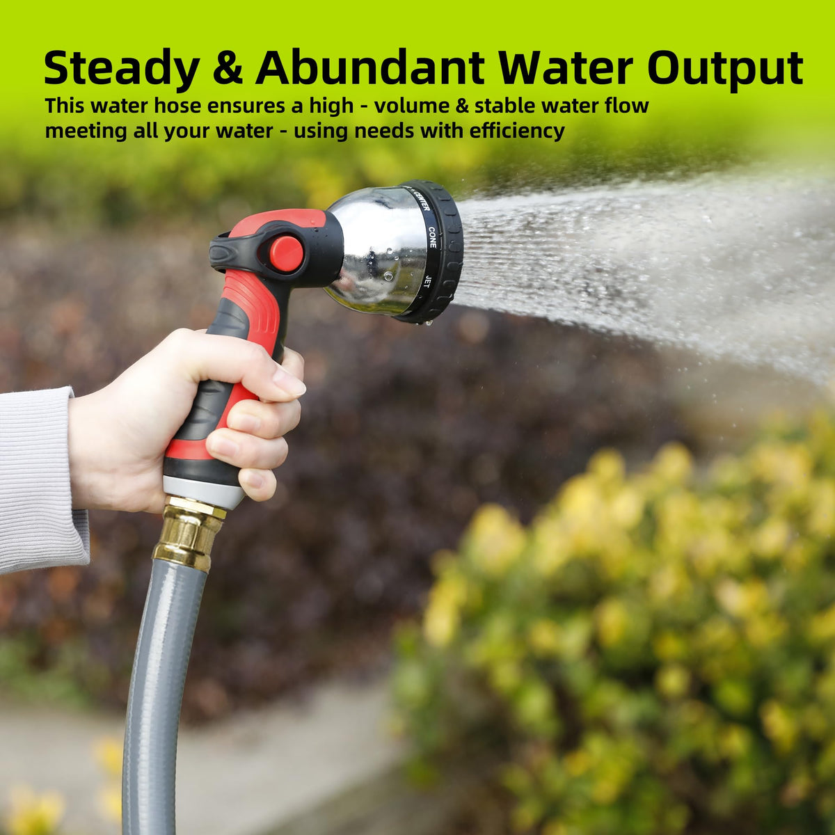 Worth lightweight garden hose delivers easy handling during yard tasks