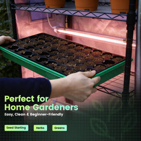 Worth Mini Greenhouse reflective film inside maximizes light efficiency