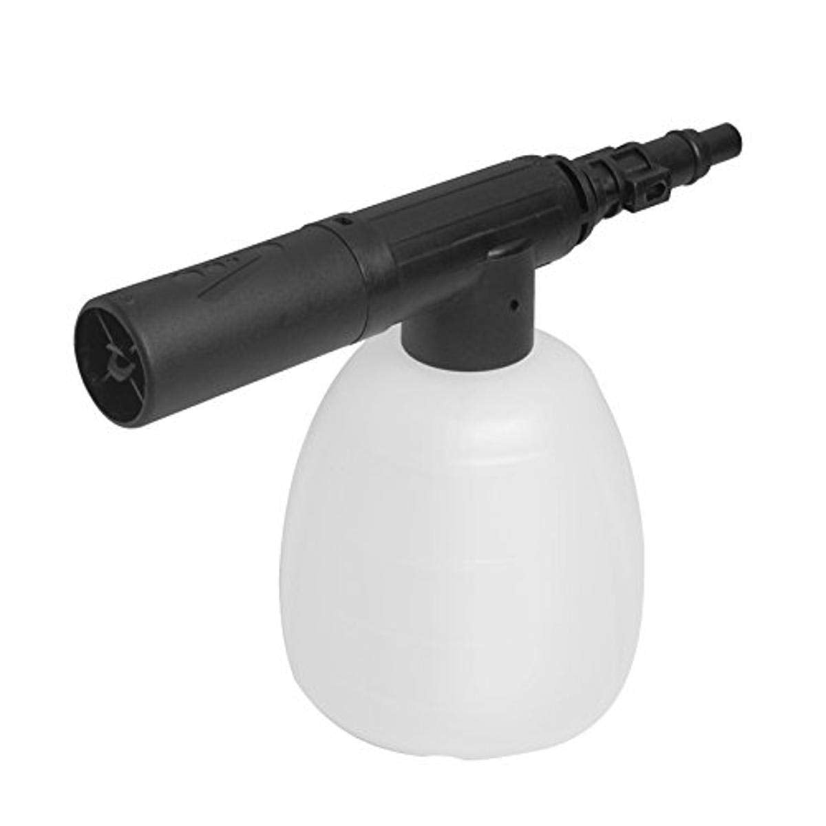 WORX WA4036 attached to Hydroshot nozzle for in-stream soap application.