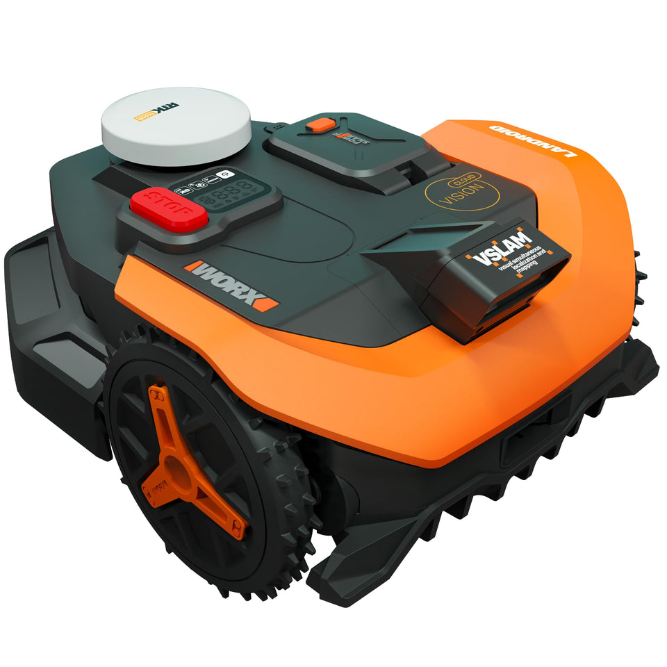 WORX Landroid Vision Cloud mowing path for even lawn coverage and consistency.