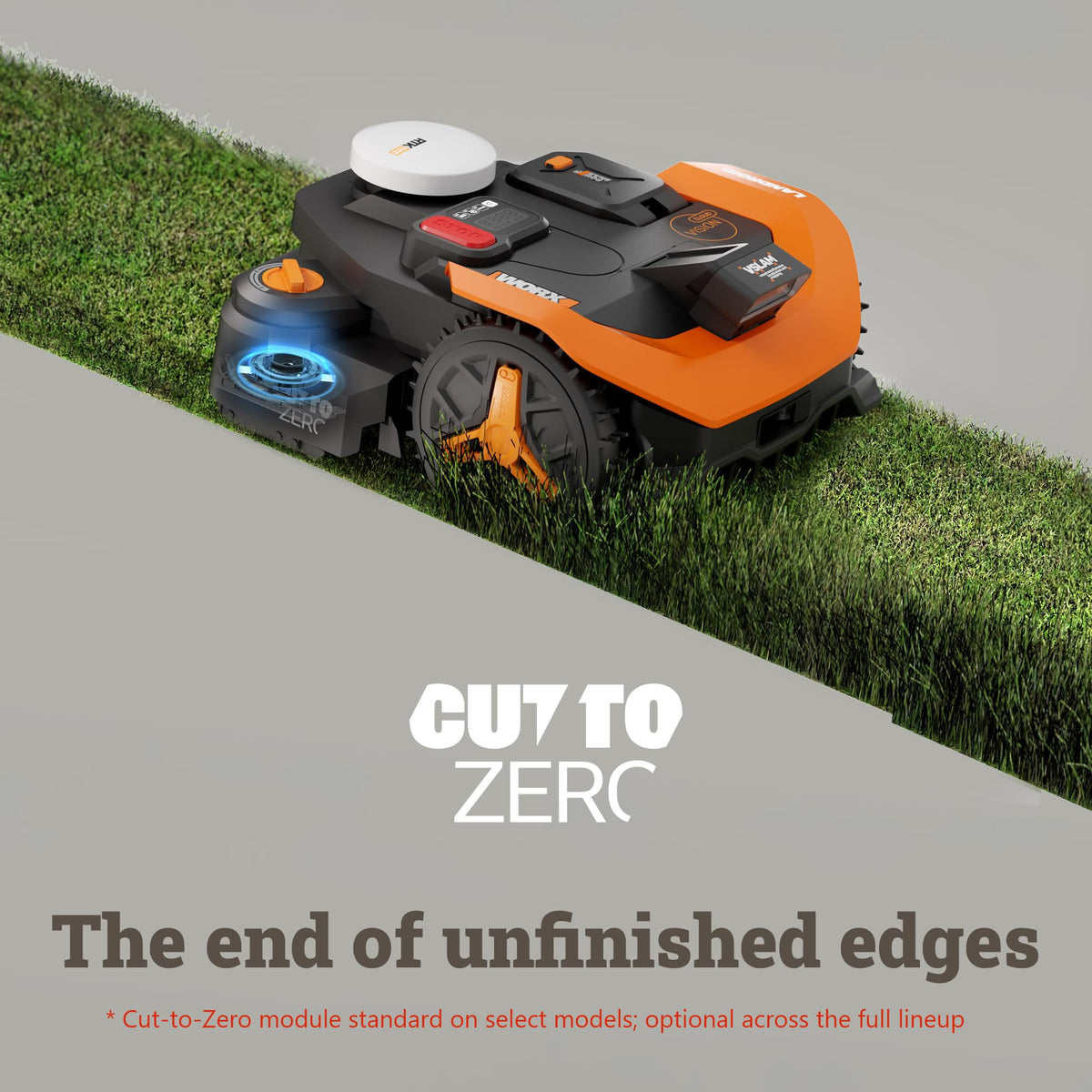 WORX Landroid Vision Cloud RTK navigation delivers centimeter-level guidance across large yards.