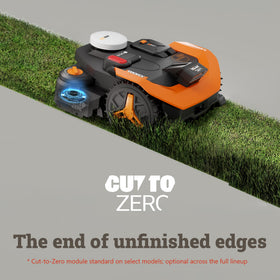 WORX Landroid Vision Cloud RTK navigation delivers centimeter-level guidance across large yards.