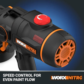 WORX NITRO includes 4.0Ah battery and fast charger for immediate use.