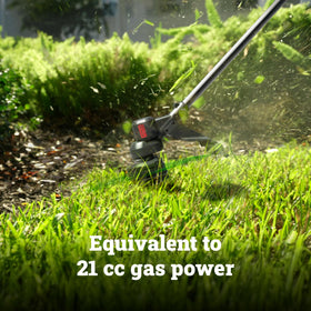 WORX 5Ah Power Share battery powering multiple tools with extended runtime.