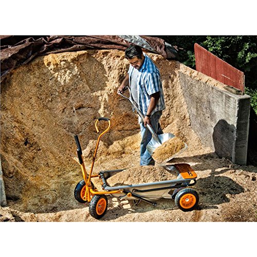 WORX WA0228 converts Aerocart into a two-wheeled garden cart