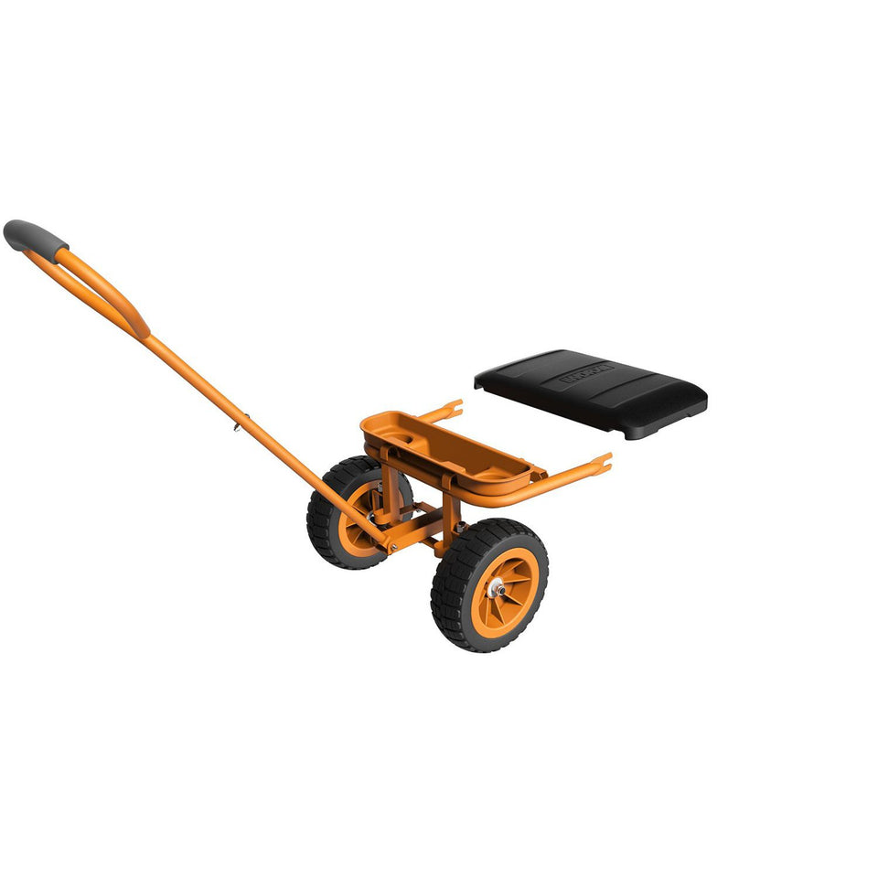 WORX WA0228 Aerocart Wagon Kit with seat and tray for comfortable garden tasks
