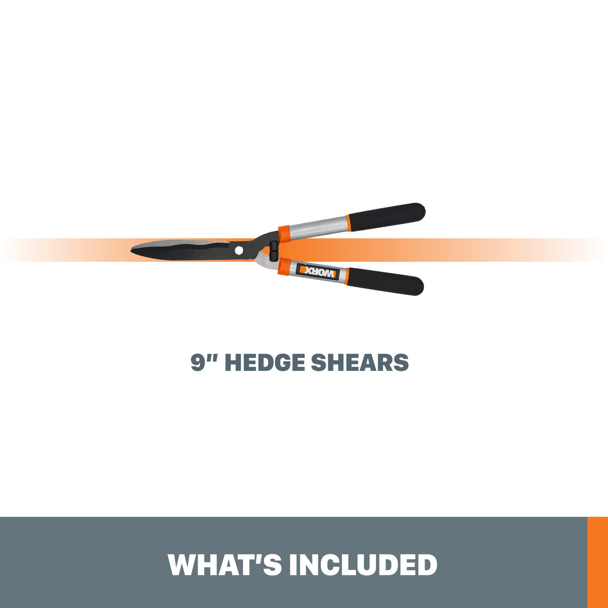 WORX WG062 undulated blade design provides added precision during pruning