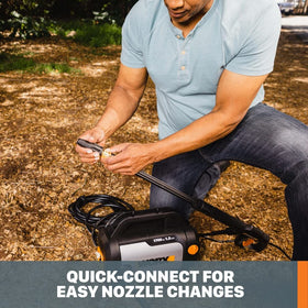 WORX WG602 1/4-inch quick-connect for fast nozzle changes