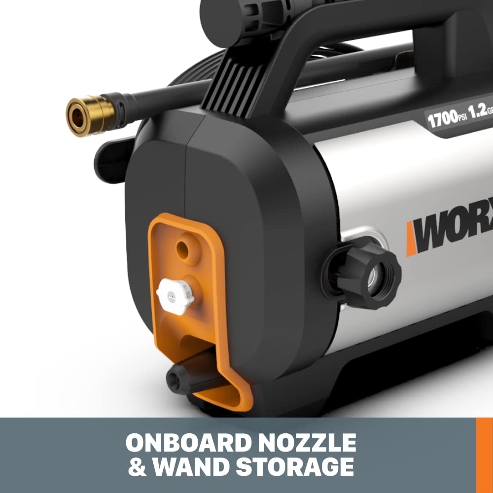 WORX WG602 compact design with integrated carry handle for easy transport