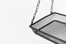 WOSIBO metal mesh seed tray close up shows rust-free construction