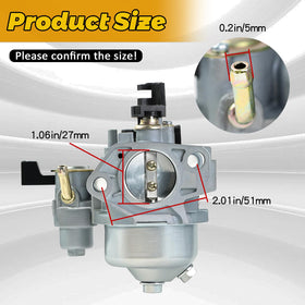 WOTIAN carburetor included parts kit for easy replacement.