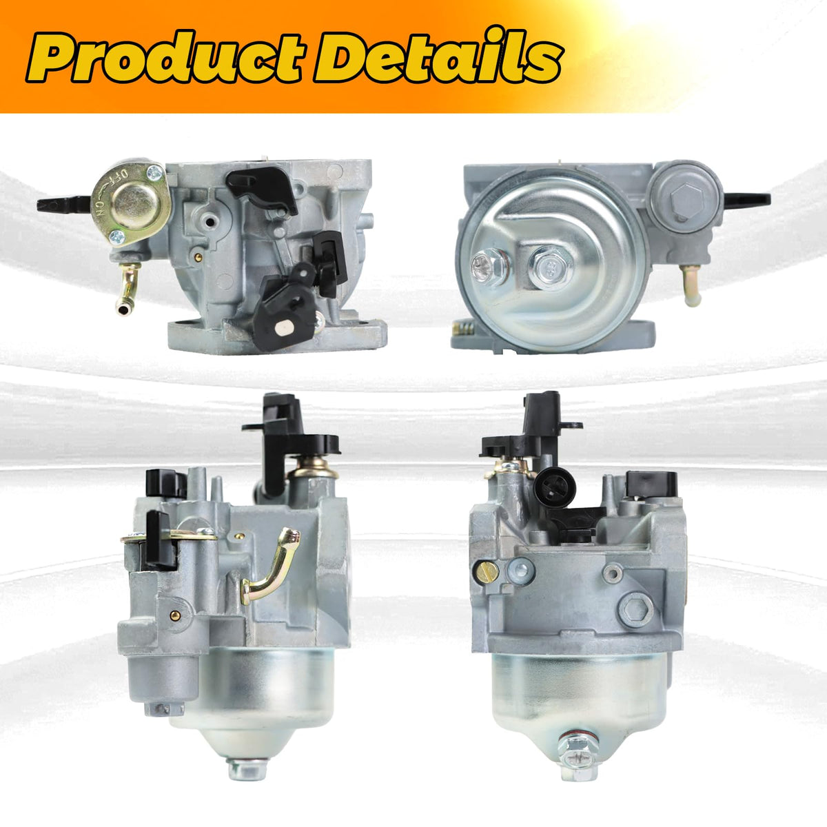 WOTIAN carburetor suits pressure washers and snow blowers.