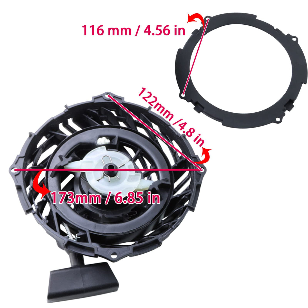 WOTIAN nylon pawl close-up emphasizes wear resistance.