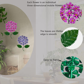 Wotieuns hydrangea wall decor adds garden-ready color and texture