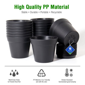 WOUSIWER 6-inch pot dimensions fit shelves and windowsills