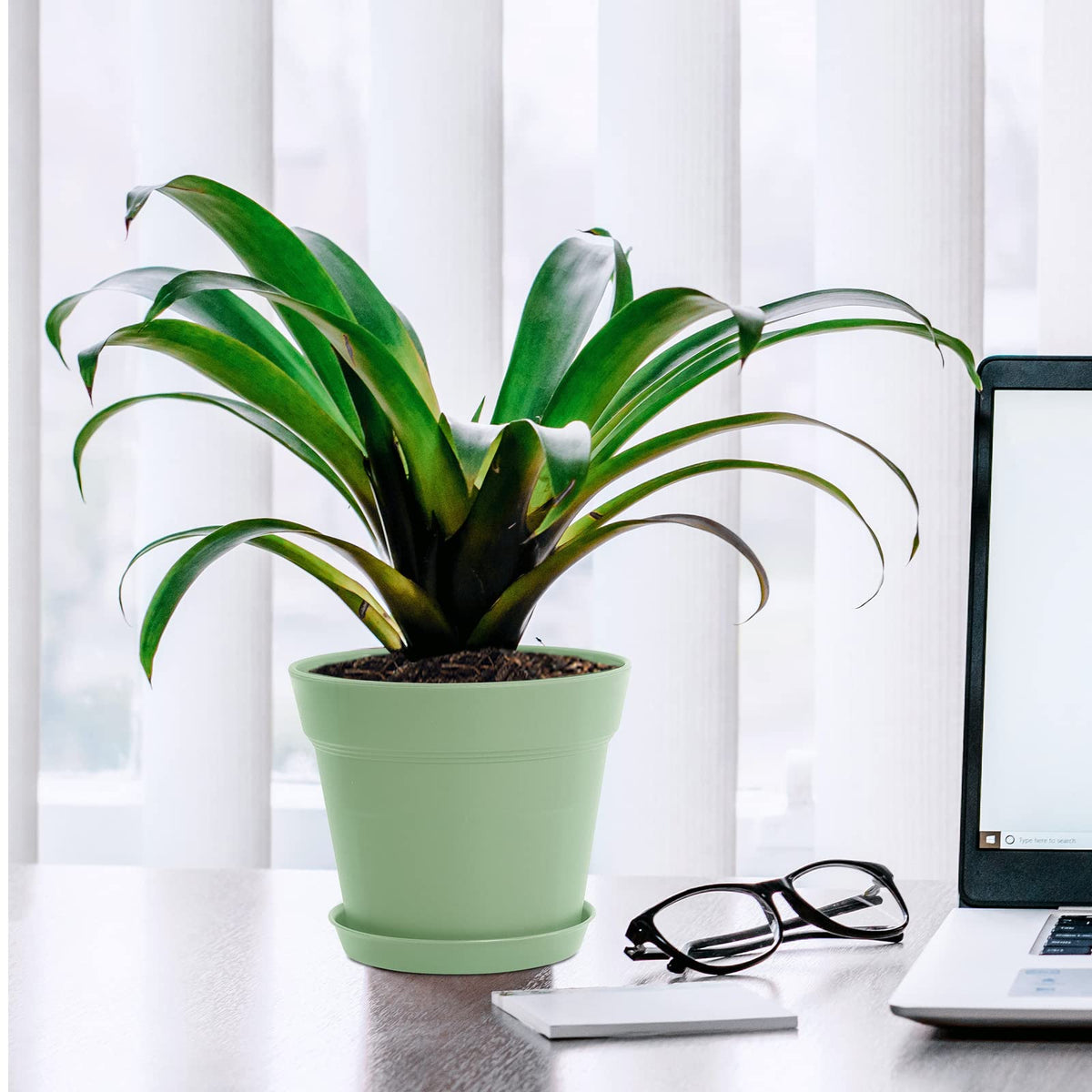 WOUSIWER indoor garden decor idea to refresh living spaces with plant displays