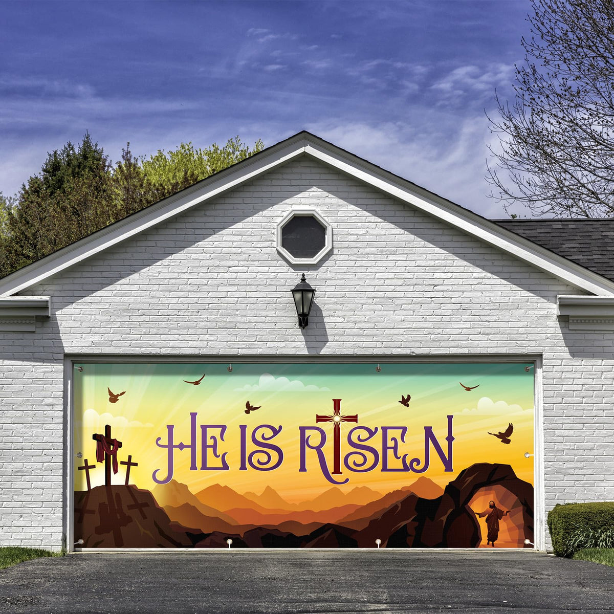 WovWeave Easter banner suitable for indoor and outdoor use