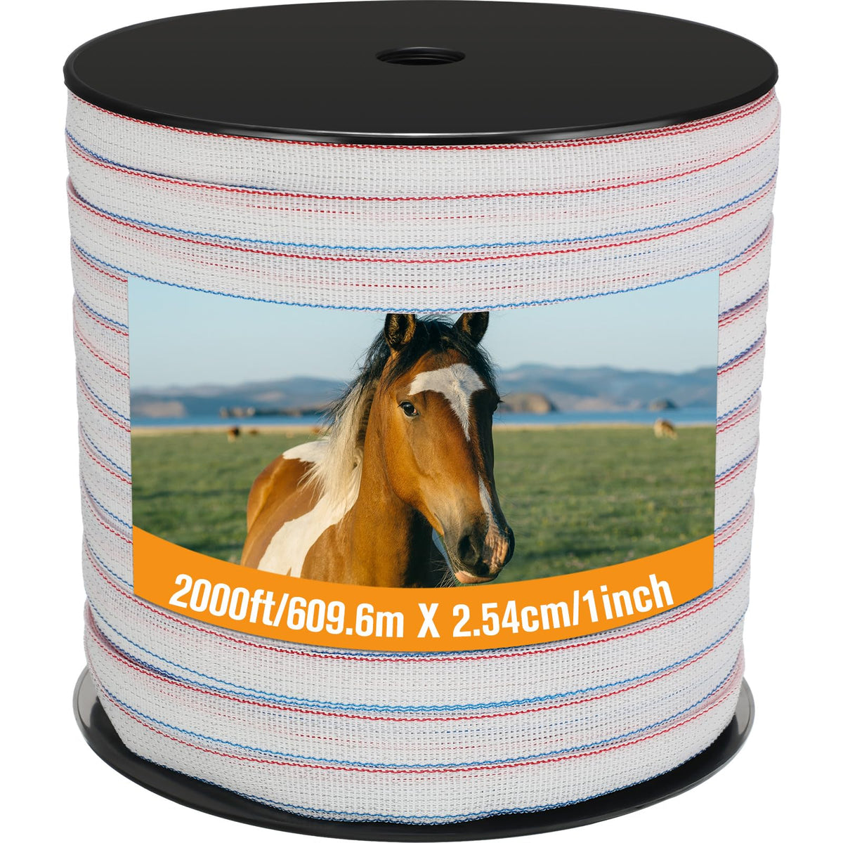 Wowangce electric fence tape roll ready for quick installation and mobility.