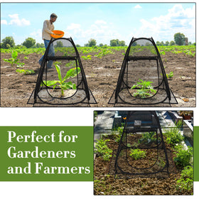 Wowangce Oxford cloth mesh plant tent provides durable outdoor protection.