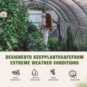 Wowangce shade cloth roll showcases airflow-knit design for better greenhouse ventilation.