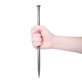 WOWCASE 12-inch metal edging spike secures paver borders with durable hold