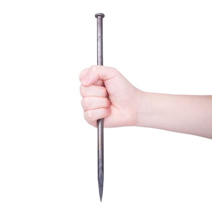 WOWCASE 12-inch metal edging spike secures paver borders with durable hold
