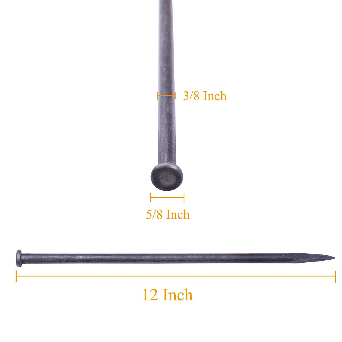 WOWCASE paver edging nails provide sturdy landscape restraints for clean lines