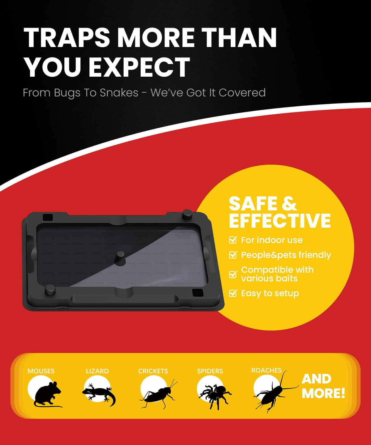 WowCatch non-toxic pet safe traps without poisons for homes